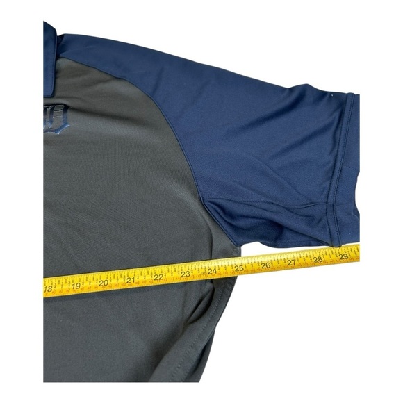 Detroit Tigers Nike Dri-Fit Polo | Men’s XL | Blue and Grey | Golf Style - Picture 6 of 10